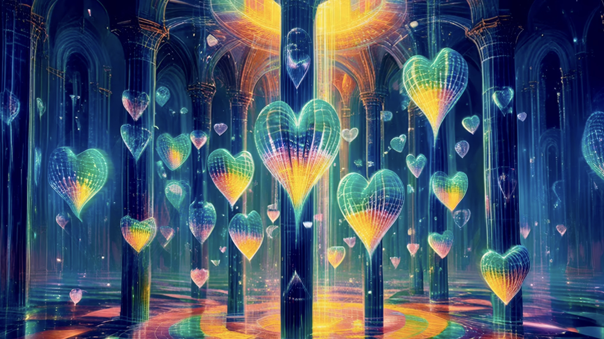 A luminous mandala representing the core of consciousness and ego dissolution.